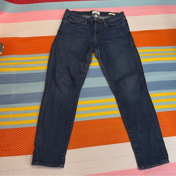 Frame Le Garcon Denim Dark Blue Skinny Jeans Women’s Size 27 - Picture 1 of 3